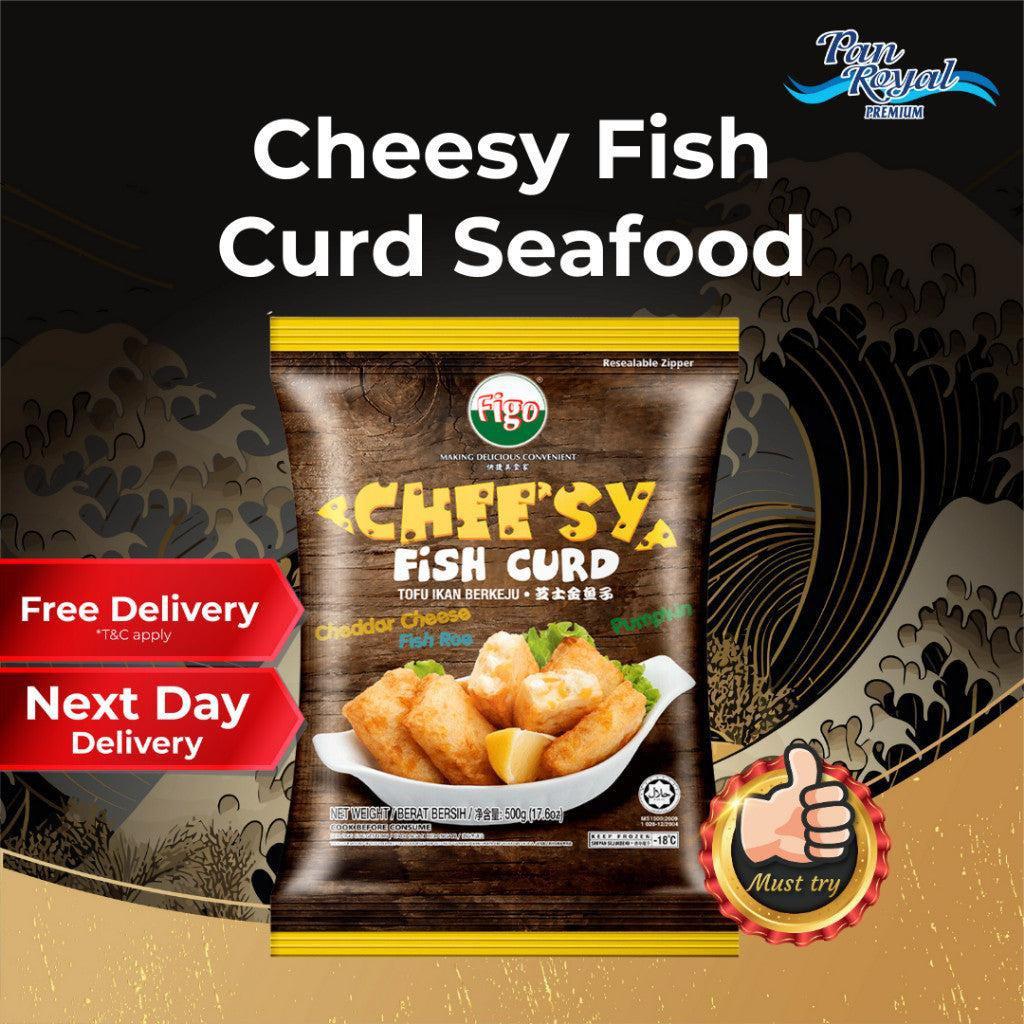 [PAN ROYAL] Frozen Cheesy Fish Curd Seafood (500g +/-)-Pan Ocean Singapore - Sea Through Us