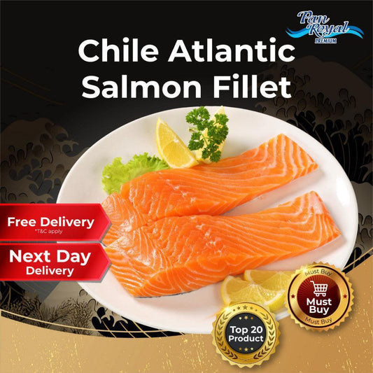 [PAN ROYAL] Frozen Chile Atlantic Salmon Fillet (500g +/-)-Pan Ocean Singapore - Sea Through Us