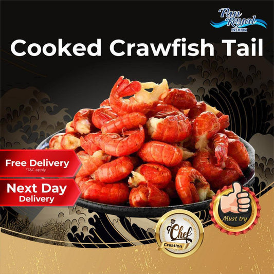 [PAN ROYAL] Frozen Cooked Crawfish Tail (500g +/-)-Pan Ocean Singapore - Sea Through Us