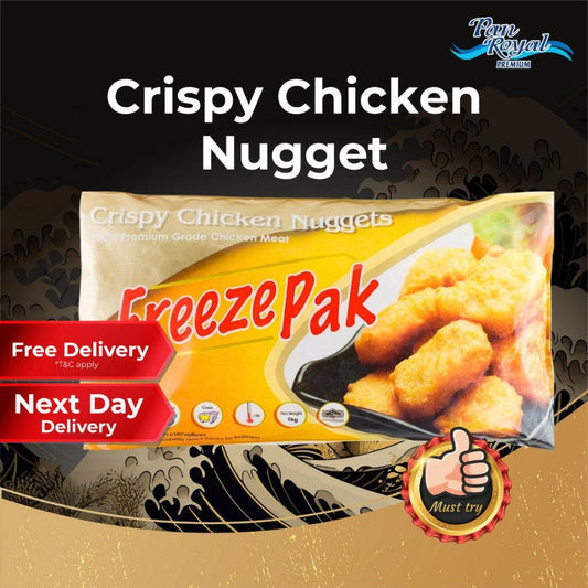 [PAN ROYAL] Frozen Crispy Chicken Nugget (1kg +/-)-Pan Ocean Singapore - Sea Through Us