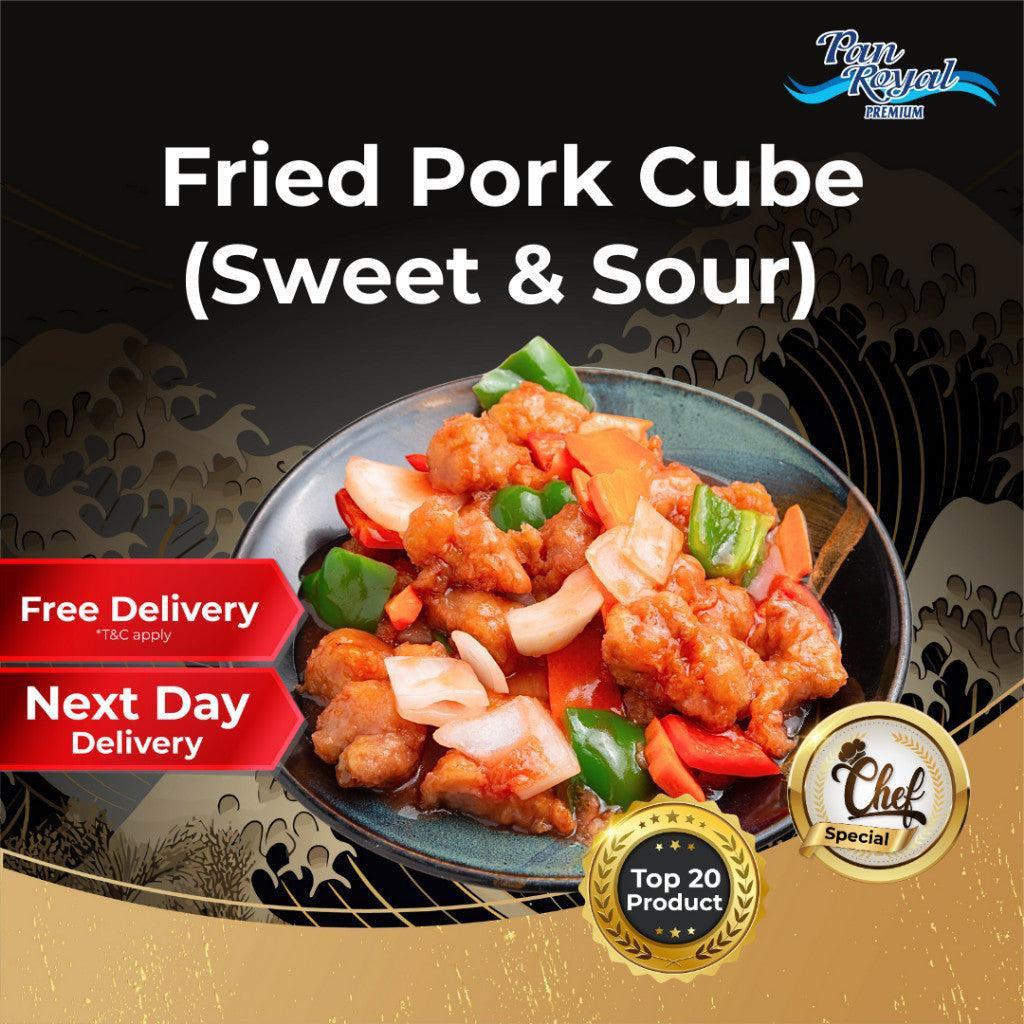 [PAN ROYAL] Frozen Fried Pork Cube with Sweet & Sour Sauce (300g +/-)-Pan Ocean Singapore - Sea Through Us