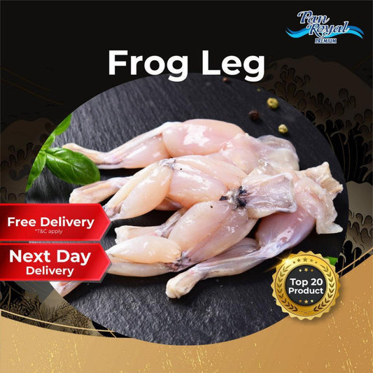 [PAN ROYAL] Frozen Frog Leg (1kg +/-)-Pan Ocean Singapore - Sea Through Us