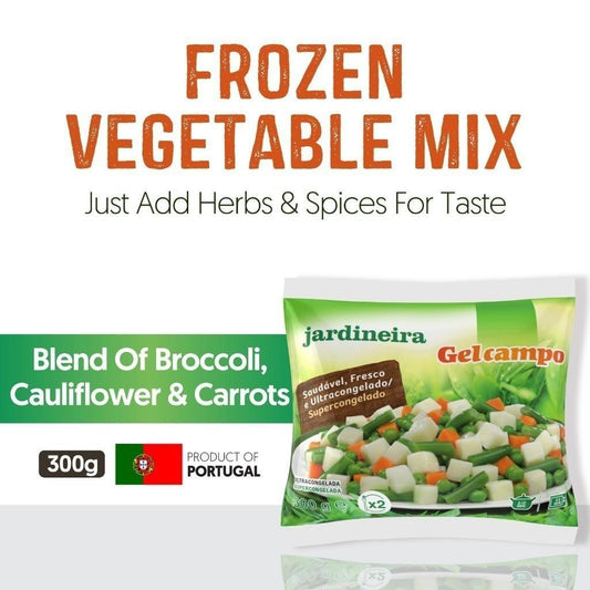 [PAN ROYAL] Frozen Gelcampo 4 Vegetables Mix (300g +/-)-Pan Ocean Singapore - Sea Through Us