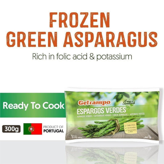 [PAN ROYAL] Frozen Gelcampo Green Asparagus (300g +/-)-Pan Ocean Singapore - Sea Through Us