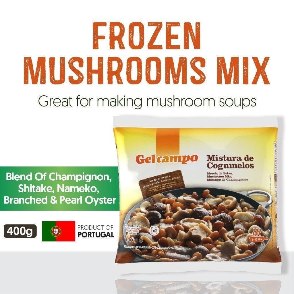 [PAN ROYAL] Frozen Gelcampo Mushrooms Mix (400g +/-)-Pan Ocean Singapore - Sea Through Us