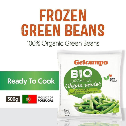 [PAN ROYAL] Frozen Gelcampo Organic Green Beans / Haricots Verts (300g +/-)-Pan Ocean Singapore - Sea Through Us