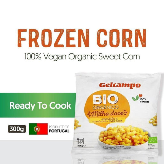 [PAN ROYAL] Frozen Gelcampo Organic Sweet Corn (300g +/-) 100% Vegan-Pan Ocean Singapore - Sea Through Us