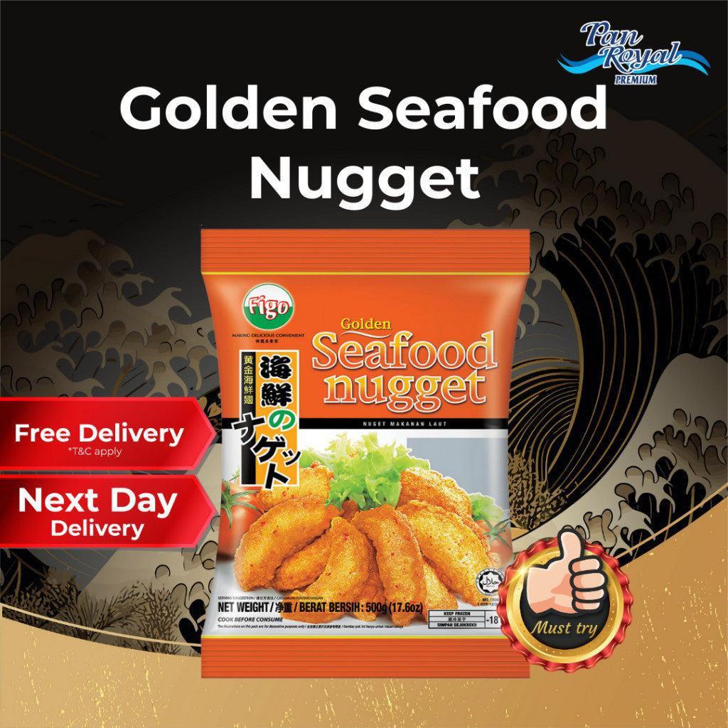 [PAN ROYAL] Frozen Golden Seafood Nugget (500g +/-)-Pan Ocean Singapore - Sea Through Us