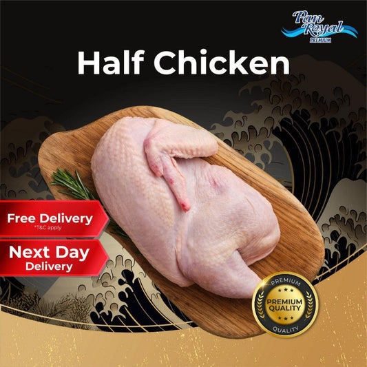 [PAN ROYAL] Frozen Half Chicken (600g +/-)-Pan Ocean Singapore - Sea Through Us