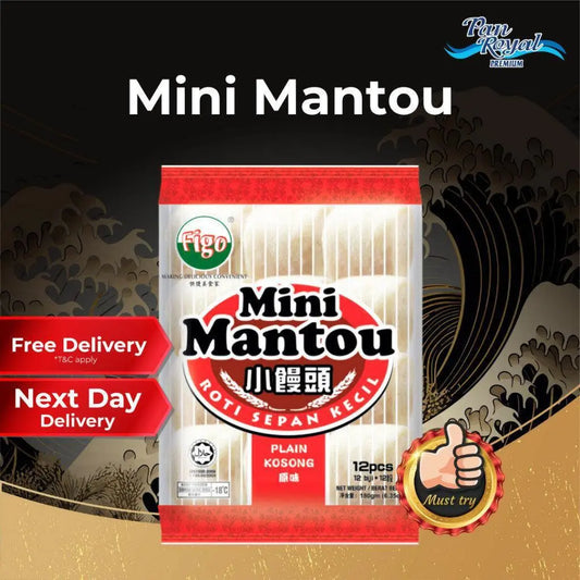 Frozen Mini Mantou Plain 12 pcs - Pan Ocean Singapore