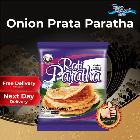 Frozen Onion Prata Paratha 5 pcs – Pan Ocean Singapore