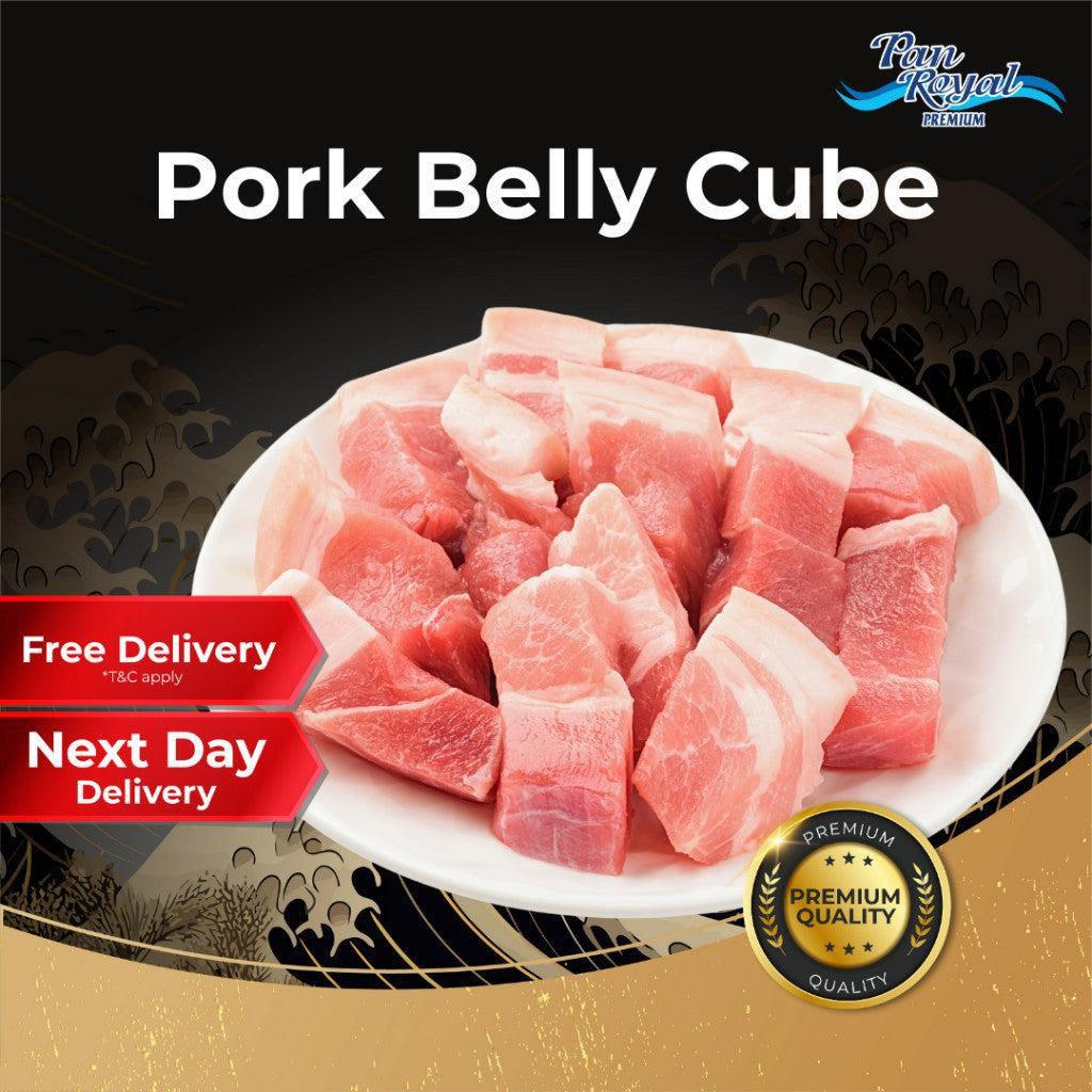 [PAN ROYAL] Frozen Pork Belly Cube (500g +/-)-Pan Ocean Singapore - Sea Through Us