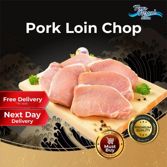 Frozen Pork Loin Chop (500g +/-) – Pan Ocean Singapore