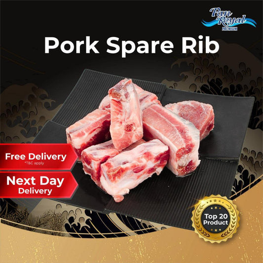 [PAN ROYAL] Frozen Pork Spare Rib (500g +/-)-Pan Ocean Singapore - Sea Through Us