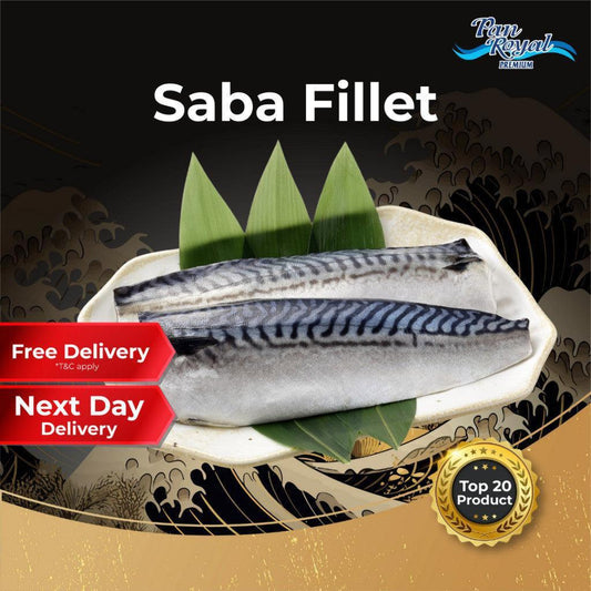 [PAN ROYAL] Frozen Saba Fillet Seafood 5 pcs-Pan Ocean Singapore - Sea Through Us