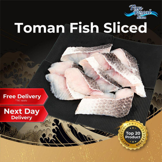 [PAN ROYAL] Frozen Toman Fish Sliced (500g +/-)-Pan Ocean Singapore - Sea Through Us