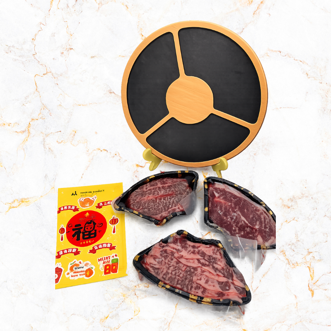 Premium Australia Wagyu Beef Shabu Shabu 3 cuts (600g +/-)