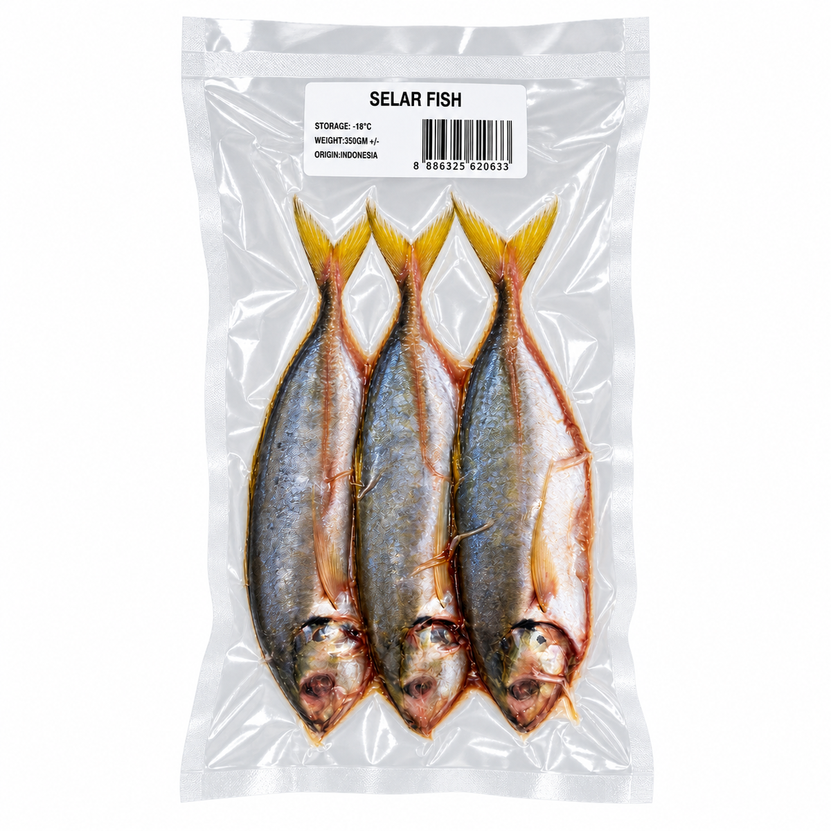 Fresh Selar (380 - 420g ±) 2 pcs — product packaging on white background
